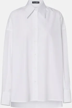 Dolce & Gabbana Camisa en popelín de algodón