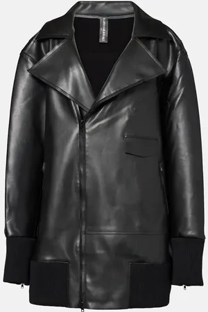 Norma Kamali Chaqueta oversized de piel sintética