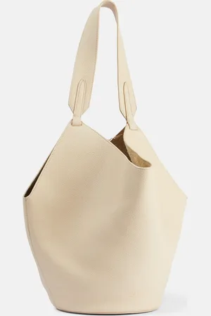 Khaite Tote Lotus Small de piel