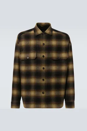 Loro Piana Sobrecamisa Vincenzo de algodón a cuadros