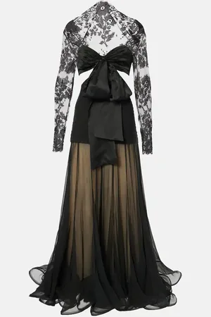 ZIMMERMANN Vestido de fiesta Illustration Flounce de seda