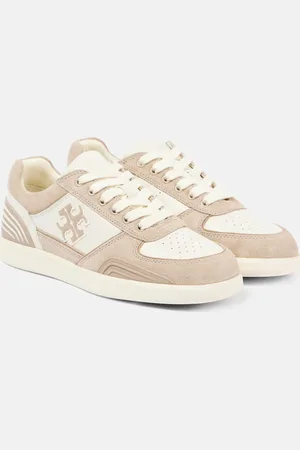 Tory Burch Zapatillas Clover Court de ante y piel