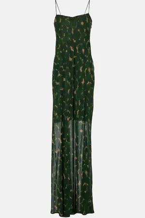 DRIES VAN NOTEN Vestido de fiesta de seda floral