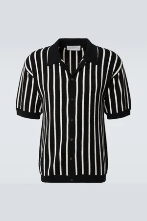 King & Tuckfield Camisa de lana a rayas