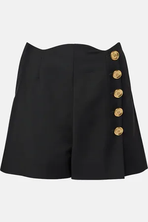 Givenchy Shorts de lana y mohair adornados