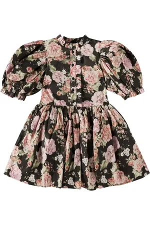 Petite Amalie Vestido de popelín de algodón floral