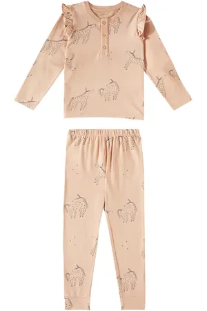 Liewood Pijama Wilhelm de algodón con volantes