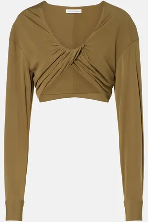 CHRISTOPHER ESBER Crop top Vivenda de jersey