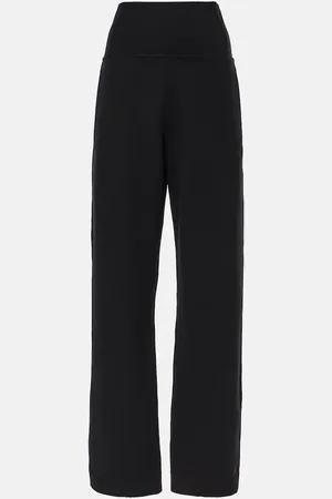 Alaïa Alaïa Pantalones rectos en mezcla de lana