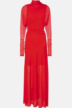 Proenza Schouler Vestido de fiesta Paula de crepé transparente