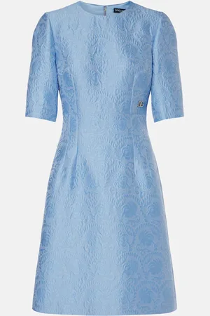 Dolce & Gabbana Vestido corto de mezcla de algodón en jacquard