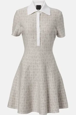 Givenchy Vestido corto en mezcla de lana con Monogram 72