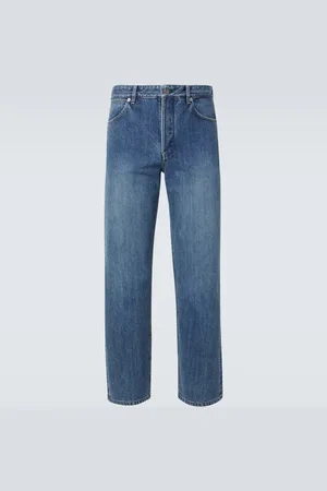 Jil Sander Jeans rectos con efecto desgastado