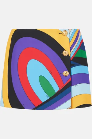 Puccini Falda envolvente Iride estampada