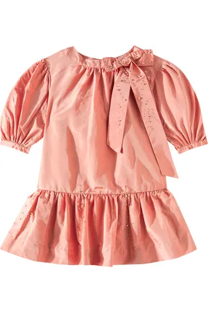 BONPOINT Vestido Paillette de seda adornado