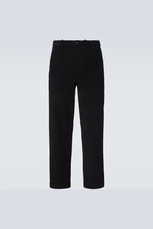 BODE Pantalones rectos de pana con lentejuelas