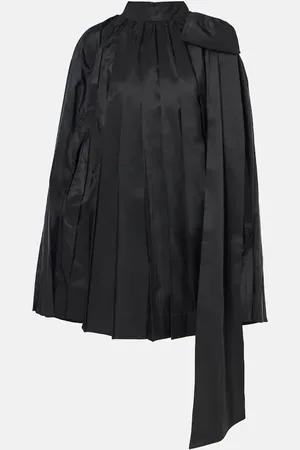 Simone Rocha Vestido corto plisado de tafetán
