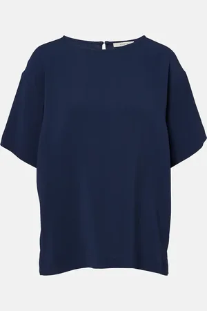 ASCENO Camiseta Talia de crepé