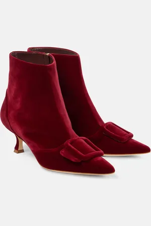 Manolo Blahnik Botines Baylow de terciopelo