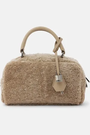 Brunello Cucinelli Tote de borrego con piel
