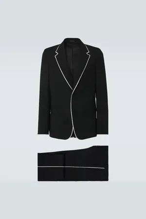 Gucci Traje de gabardina de lana