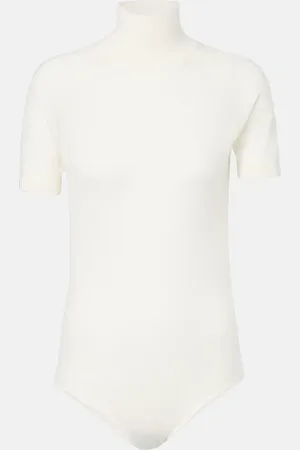 Alaïa Alaïa Body de lana con cuello alto