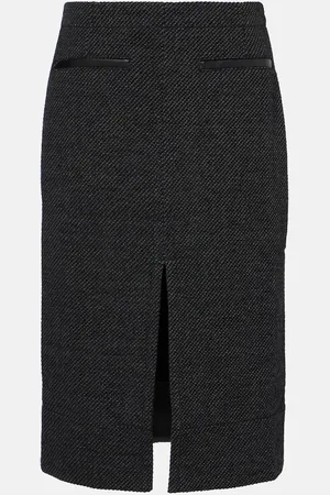 Proenza Schouler Falda midi Kingsley White Label de sarga