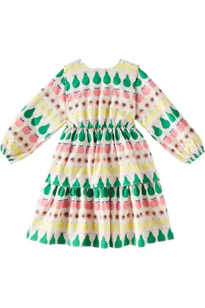 Jelly Mallow Vestido Fruity de algodón estampado