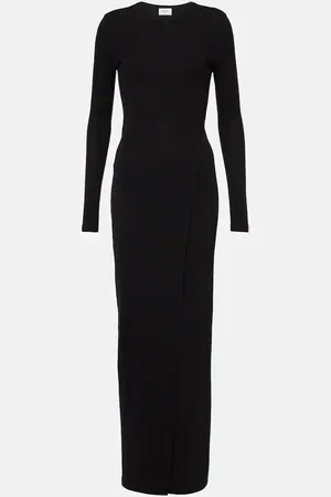 Saint Laurent Vestido largo de punto