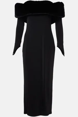 Ilkyaz Ozel Vestido de fiesta Yazi de mezcla de seda