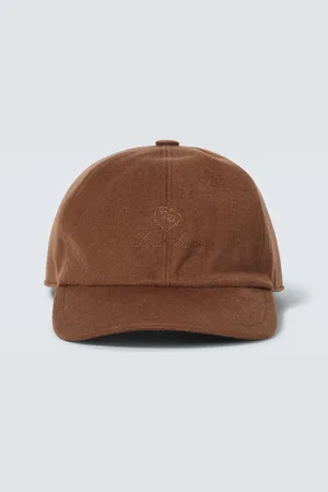 Loro Piana Gorra de lana y cachemir con logo