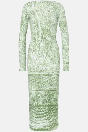 Maison Margiela Vestido midi de jersey estampado