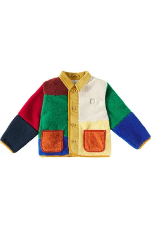 Bobo Choses Jersey de borrego sintético colorblock