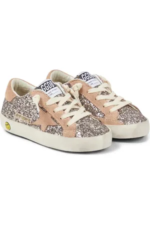 Golden Goose Zapatillas Super-Star de ante con glitter