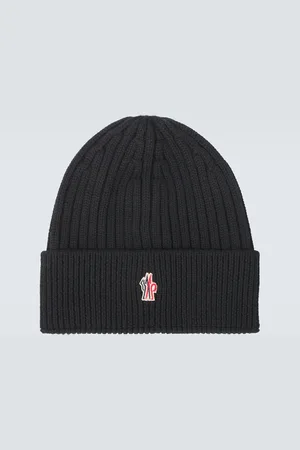 Moncler Gorro de lana virgen con logo