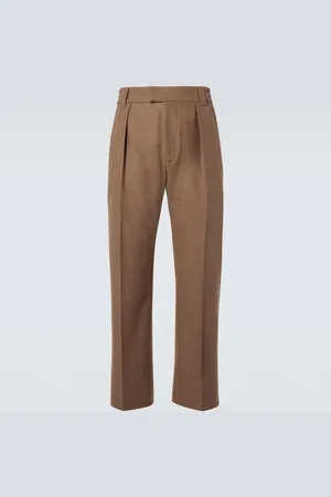 Loro Piana Pantalones rectos Reinga de lana y cachemir