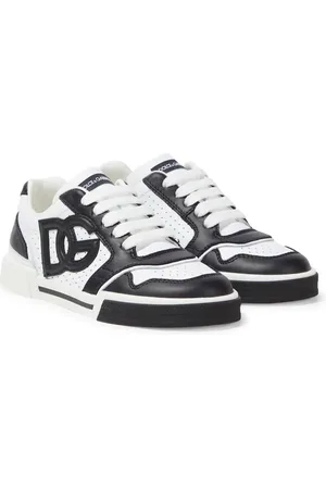 Dolce & Gabbana Zapatillas de piel con DG