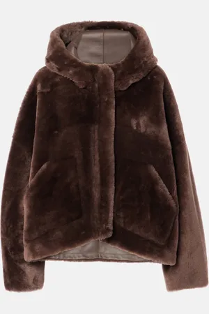 Blancha Chaqueta cropped de borrego