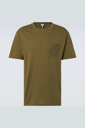 Loewe Camiseta en jersey de algodón con anagrama