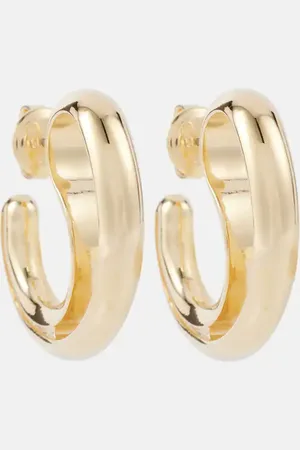 Bottega Veneta Pendientes Drop de plata de ley bañada en oro de 18 ct
