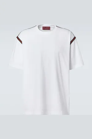 Gucci Camiseta en jersey de algodón bordada