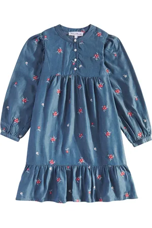 Tartine Et Chocolat Vestido de algodón bordado a capas