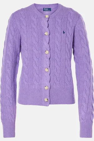 Ralph Lauren Cárdigan trenzado de lana y cachemir