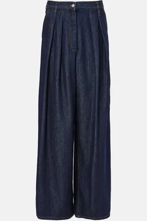 DRIES VAN NOTEN Jeans anchos de tiro alto