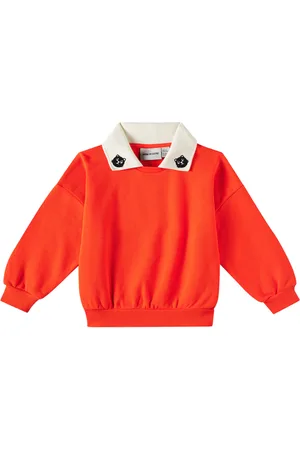 Mini Rodini Sudadera Cats de algodón bordado