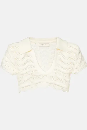 Bananhot Crop top Coco de mezcla de algodón