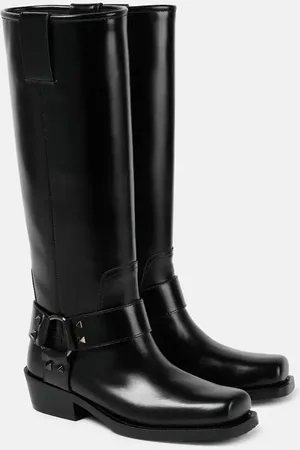 VALENTINO GARAVANI Botas biker Rockstud de piel