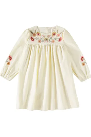 Louise Misha Vestido Sophia de algodón bordado