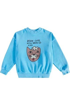 Jelly Mallow Sudadera Cat de algodón