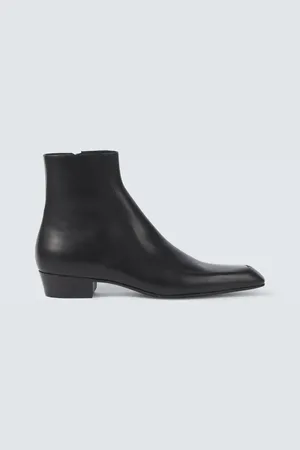 Saint Laurent Botines Augustin de piel